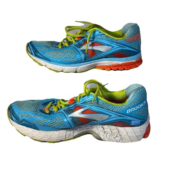 Brooks Ravenna 5 Womens Sz 11.5  B Blue/Orange/Green Running Shoes (1201491B834) - Picture 8 of 8